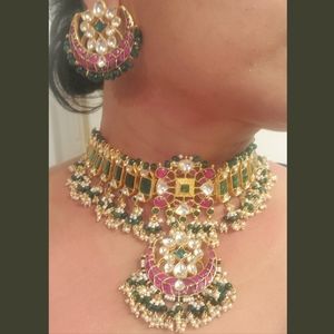 Kundan Necklace & earring
